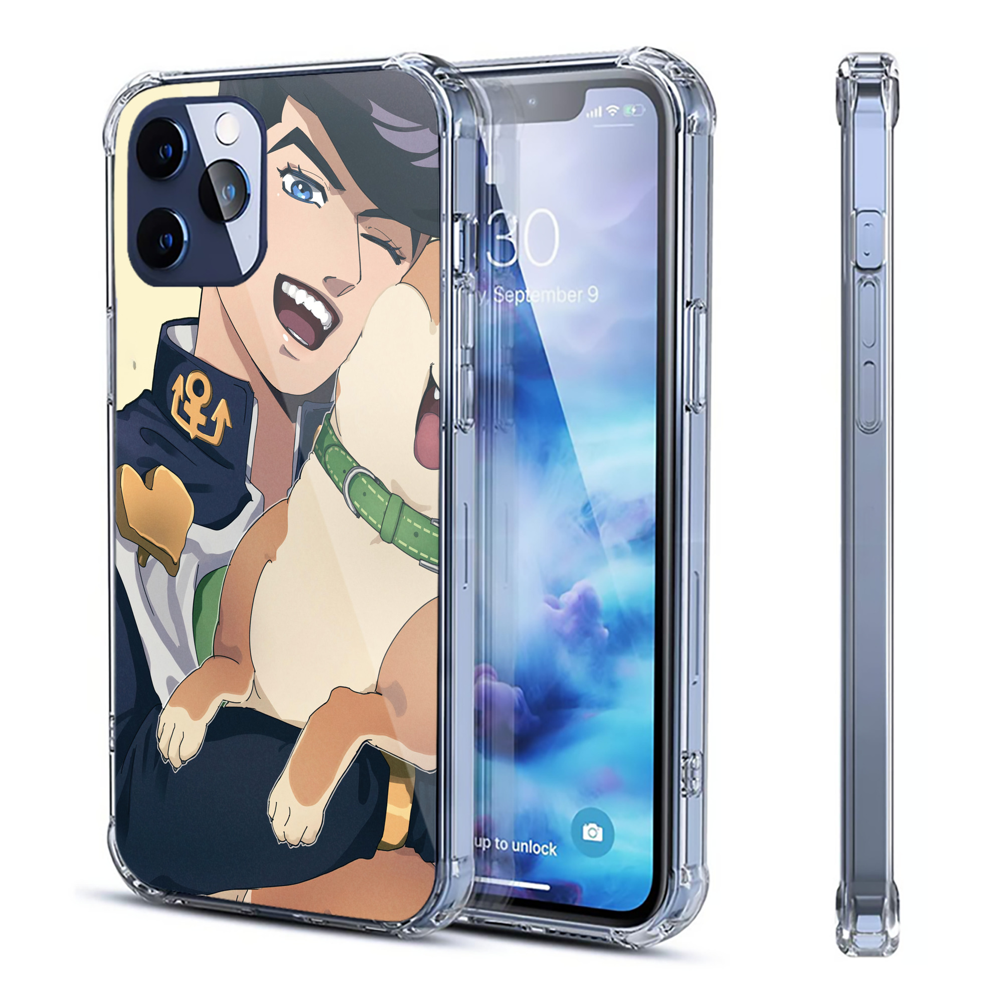 （画像用） ジョジョの奇妙な冒険 JoJo's Bizarre Adventure 【iPhone 12シリーズ対応】透明スマホケース（クリアソフトケース）